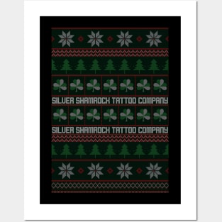 Silver Shamrock Tattoo Company X-Mas Sweater Style Posters and Art